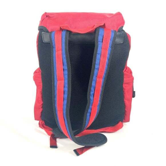 GUCCI Black Canvas Backpack main image 7